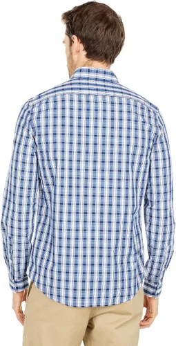Vista 3 de Lacoste Camisa de popelina de manga larga estampada a cuadros para hombre