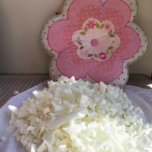 Vista 6 de HOXXME Relleno de espuma viscoelástica triturada de 5 libras o relleno de puf, relleno de espuma prémium para almohada, cojín de sillas para camas
