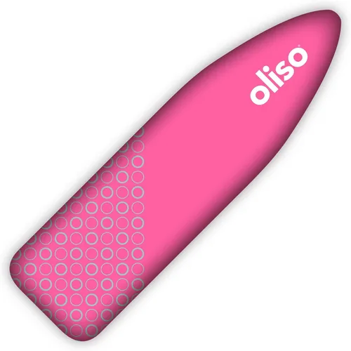 Vista 14 de oliso Funda para tabla de planchar – 100% algodón con almohadilla de fieltro profesional, se adapta a tablas estándar de 54 x 15 pulgadas – Ajuste