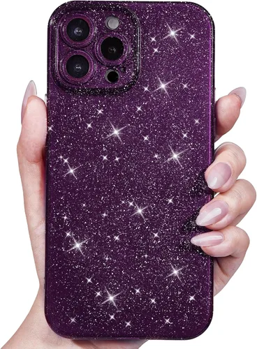 Vista 26 de Svanove Funda para iPhone 11 con Purpurina, Brillante Femenina Linda con Brillo Resplandeciente Reluciente Luminosa Funda de Teléfono para Mujeres