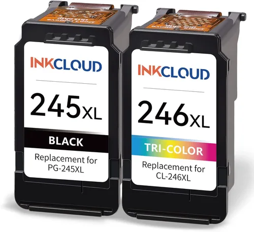 Vista 8 de INKCLOUD Cartuchos de tinta compatibles de repuesto para Canon PG-245XL CL-246XL para Canon Pixma MX492 MX490 MG3022 MG2920 MG2522 TS202 MG2420