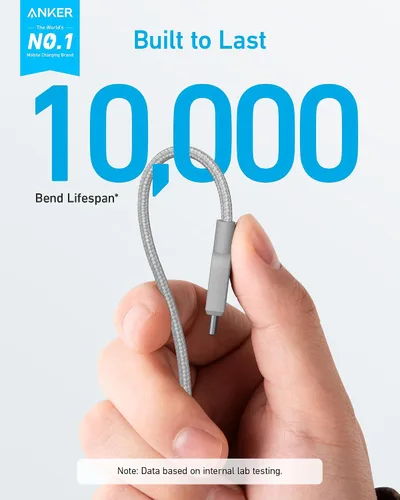 Vista 2 de Anker Cable USB C a USB C, cable de carga rápida tipo C