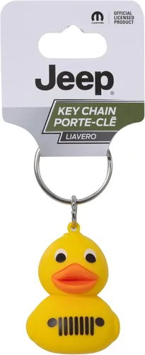 Vista 3 de Plasticolor 004596R01, llavero de PVC con diseño de pato de goma Jeep Grill