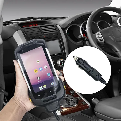 Vista 5 de IYOUBOL Cable de carga de vehículo para TC70 TC72, cable de cargador de coche para símbolo de cebra TC70X TC77,CBL-TC7X-USB1-01 escáner