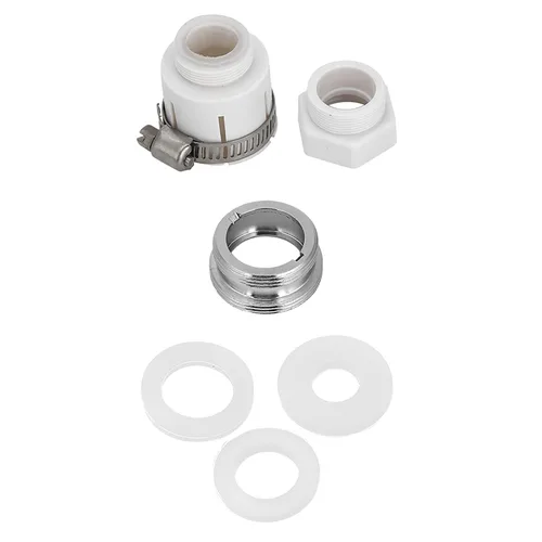 Vista 7 de UF - Filtro de agua para grifo de acero inoxidable, doble salida para fregadero de cocina, purificador de grifo con filtración de 7 etapas, núcleo