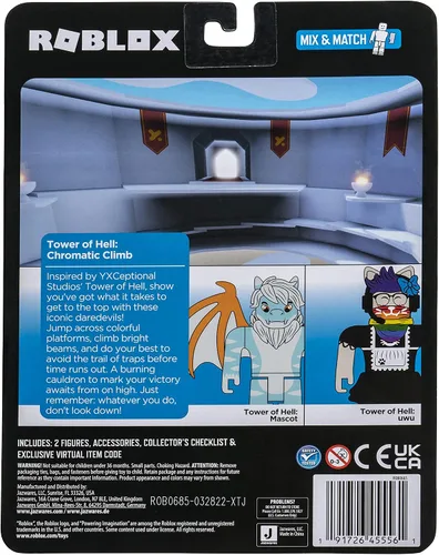 Vista 4 de Roblox Colección de acción - Tower of Hell: Chromatic Climb Game Pack [Incluye artículo virtual exclusivo]