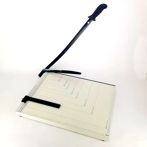 Vista 3 de Cortador de papel estilo guillotina 21" longitud de corte x 16" pulgadas de metal Base Trimmer
