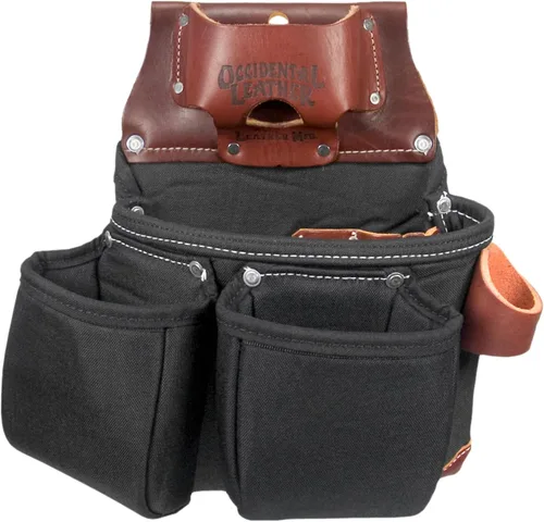 Vista 6 de Occidental Leather OxyLights 3 Pouch Tool Bag with Tape Holder