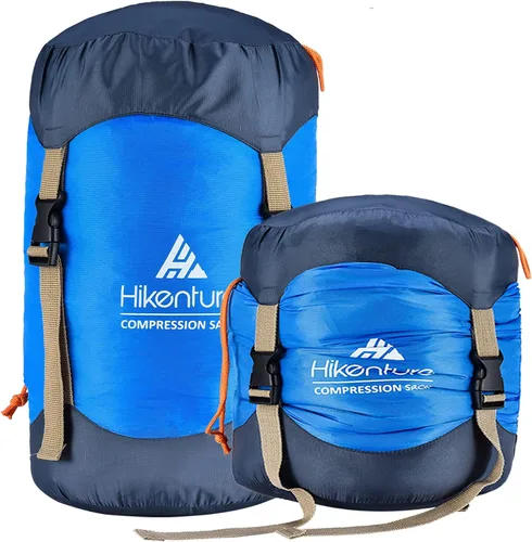 Vista 9 de Hikenture Saco de compresión para saco de dormir, saco de cosas mejorado de nylon resistente a desgarros, saco de compresión de 10L/14L/20L/30L