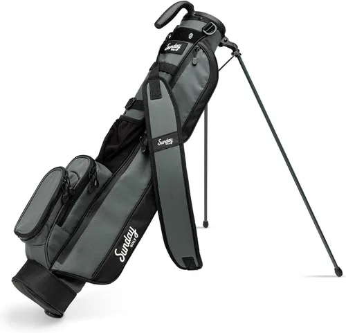 Vista 10 de The Original Sunday Golf Loma Bag - Bolsa de golf ligera con correa y soporte, fácil de transportar bolsa de pie para campo de prácticas, par 3