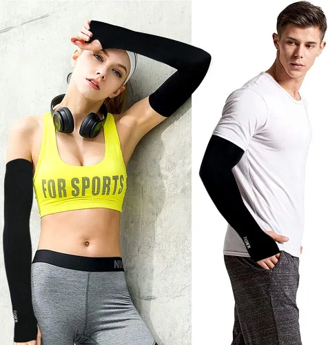 Vista 14 de beister 3/6 pares de mangas de brazo de enfriamiento UV protección solar unisex para deportes, ciclismo, golf, correr