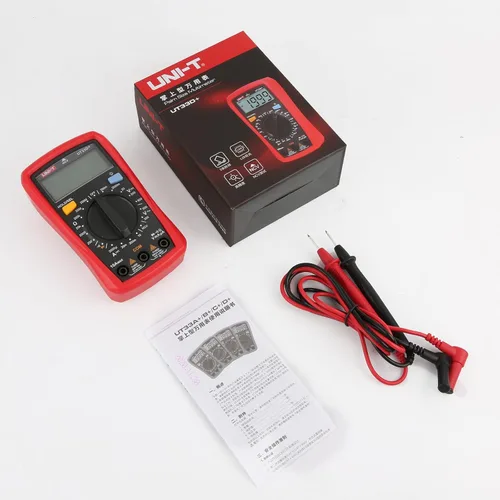 Vista 9 de UNI-T UT33D+multímetro del medidor del probador digital del bolsillo del LCD del tamaño de la palma