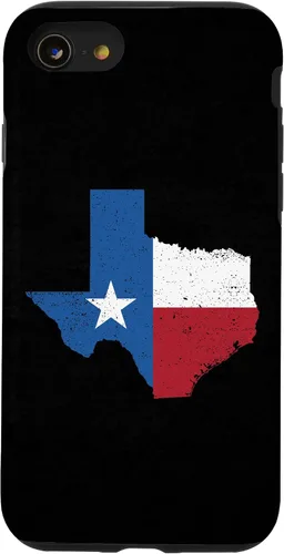 Vista 18 de Funda para iPhone 17 con la bandera del estado de Texas, diseño vintage de Texas, Estados Unidos