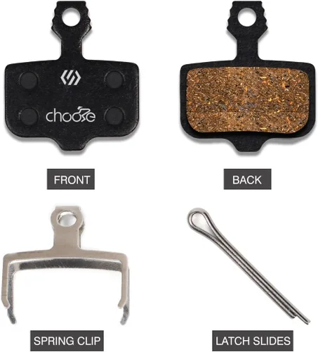 Vista 4 de Choose 2 pares de pastillas de freno de disco de resina para Avid Elixir Juicy BB5 BB7