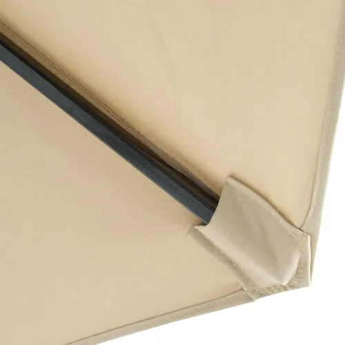 Vista 4 de ontheway 11FT Patio Umbrella Enhanced Replacement Canopy Market Table 8 Ribs Umbrella Canopy
