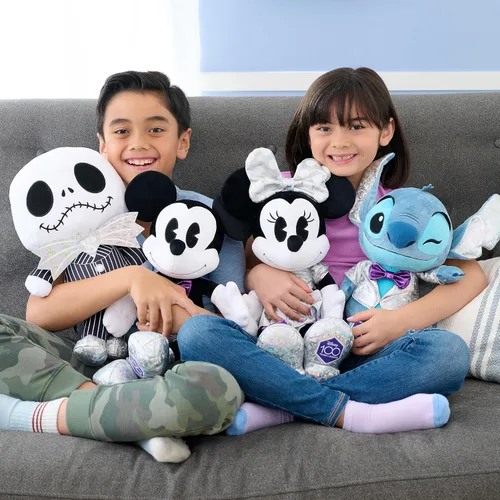 Vista 5 de Disney100 Years of Wonder Mickey Mouse - Animal de peluche grande, juguetes para niños a partir de 2 años Just Play
