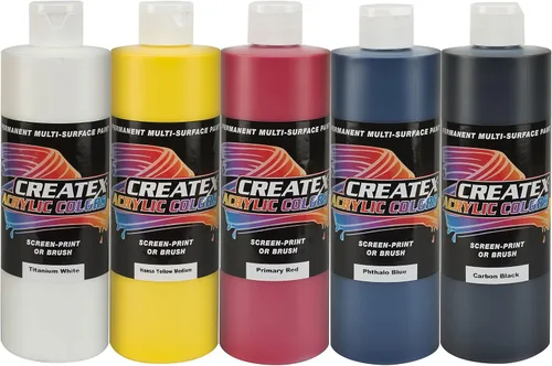 Vista 3 de Createx Colors Acrylic Classroom, 16oz_12 Color Set