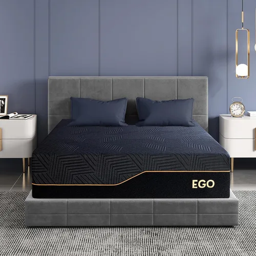 Vista 14 de EGOHOME - Colchón de espuma viscoelástica individual de 10 pulgadas para dolor de espalda, cama de gel de cobre refrescante en una caja, espuma