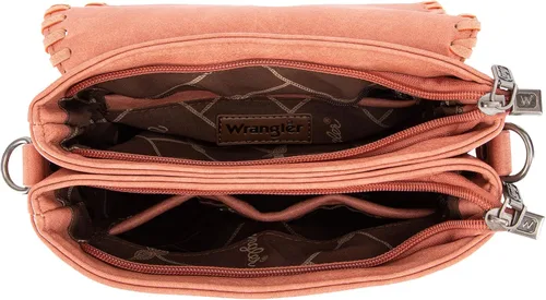 Vista 6 de Wrangler Bolsos cruzados para mujer, bolso tejido a mano del oeste