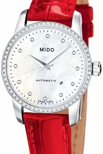 Vista 2 de MIDO Reloj automático para mujer M76024697 con correa de cuero