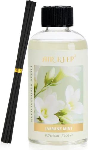 Vista 25 de Airkeep - Recarga de aceite para difusor de varillas/Brisa de abril/100ml
