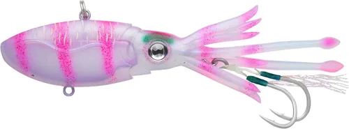Vista 13 de Nomad Design Señuelo de pesca vibratorio patentado original de Squidtrex – Señuelo de plástico suave TPE con aroma añadido para agua salada