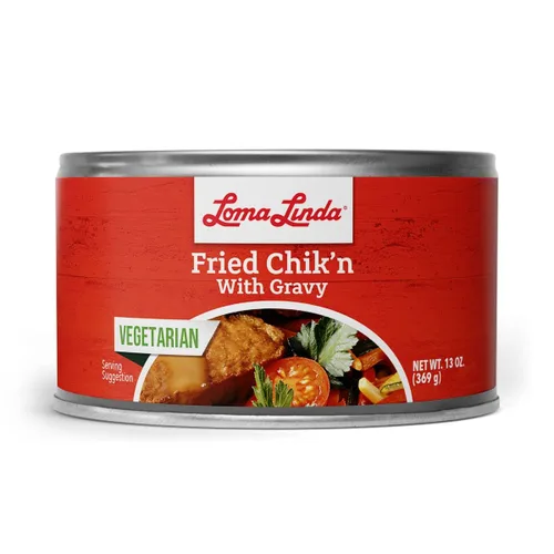 Vista 4 de Loma Linda - Carnes a base de plantas (chik'n frito con salsa (13 onzas), paquete de 3