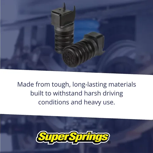 Vista 7 de SuperSprings SSR-117-47 SumoSprings negros traseros izquierdo y derecho se ajustan al F150 4x4 2009 2020 Reduce el hundimiento trasero, disminuye