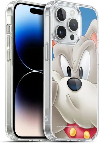 Vista 82 de Head Case Designs Funda de gel de cara completa con licencia oficial de Tom y Jerry Jerry [protección de grado militar] compatible con Apple iPhone