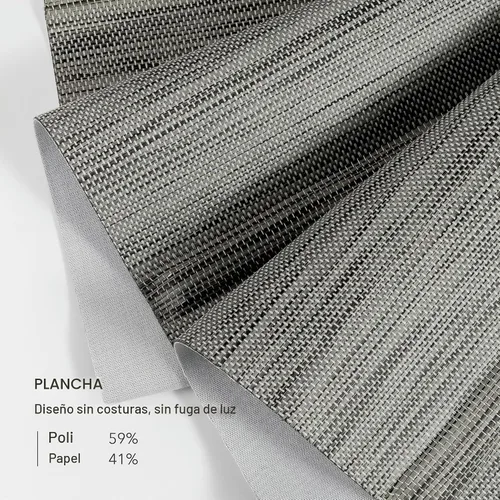 Vista 4 de GoDear Design Persianas Romanas Magnéticas 99.99% Oscuras para Ventanas, Persianas Tejidas Sin Cable para Dormitorio y Sala de Estar, Sin Taladro