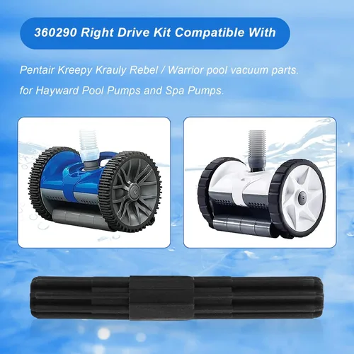 Vista 3 de Piezas de repuesto para limpiador de piscinas Pentair 360290 Rebel Right Drive Kit Rodamientos, para Pentair Rebel y Kreepy Krauly Warrior Limpiador