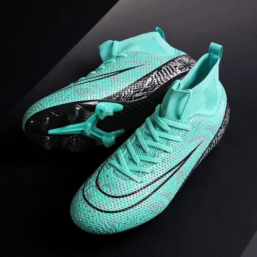 Vista 4 de AOSENSS Zapatos de fútbol para hombre y mujer, zapatos de fútbol para interiores y exteriores, para competición, tenis de fútbol sala