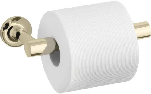 Vista 16 de KOHLER 14377-BL Purist® Soporte giratorio para papel higiénico, negro mate