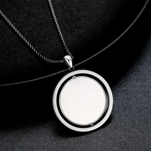 Vista 5 de Collar de árbol de la vida para mujeres y hombres, collar con colgante de árbol genealógico celta de plata de ley, collar personalizado con fotos