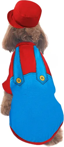 Vista 8 de Disfraz de sal y pimienta para perro, disfraz de Halloween para perro, cosplay, sal y pimienta (negro, mediano)