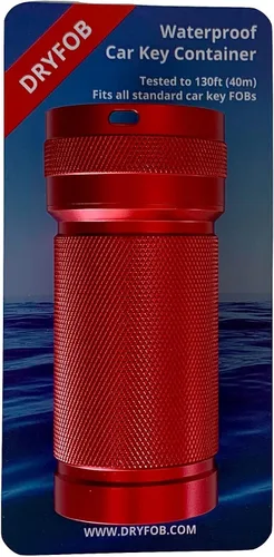 Vista 5 de PLB impermeable o contenedor de llave de coche Buceo clasificado a 1,200ft (365m) Aluminio resistente, juntas tóricas duales