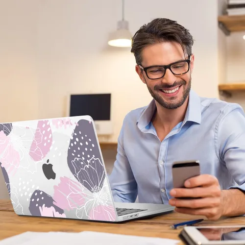 Vista 6 de Teryeefi Compatible con M4 M3 M2 MacBook Air de 15 pulgadas 2024 2023 Funda Modelo A3241 A3114 A2941 con Pantalla Liquid Retina, Cubierta Protectora