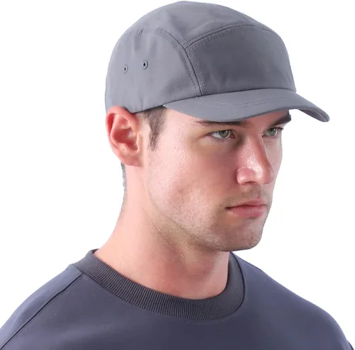 Vista 2 de Gorra de béisbol de ala corta para mujeres y hombres, de una sola capa, de algodón, ajustable, para papá, Q2102