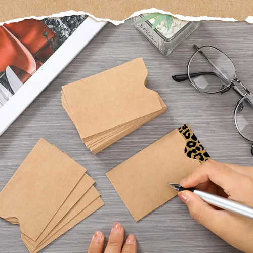 Vista 6 de Teling Paquete de 500 fundas para tarjetas de regalo de 2.4 x 3.5 sobres