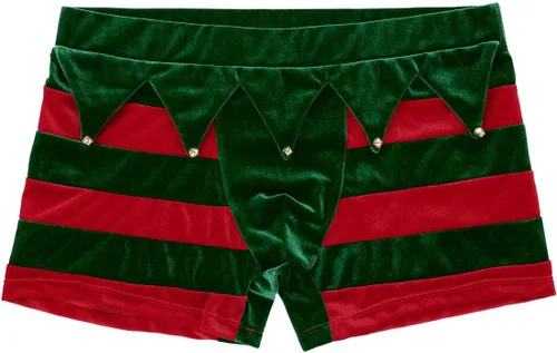 Vista 5 de TiaoBug Disfraz de terciopelo para hombre, diseño de Navidad, cosplay, con gorro de Papá Noel, ropa