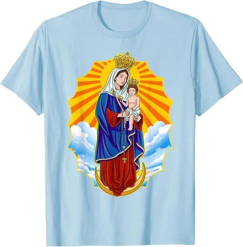 Vista 63 de Chinita Chiquinquira Venezuela Maracaibo Virgen Chiquinquira Chinita Zulia Camiseta negra