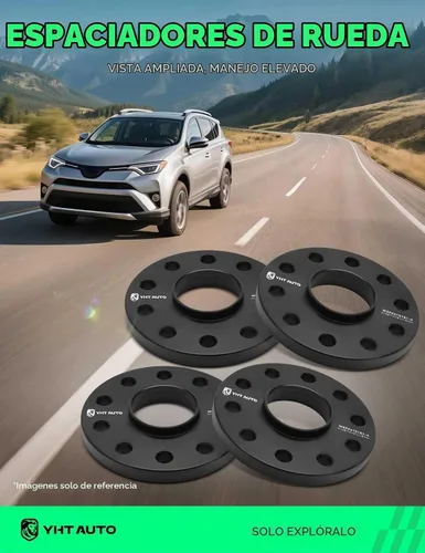 Vista 2 de YHTAUTO Separadores de ruedas con eje céntrico de 5x130mm 15mm Compatibles con Touareg 2004-2017, Q7 2007-2014, Cayenne, Boxster, Cayman, 911, 928