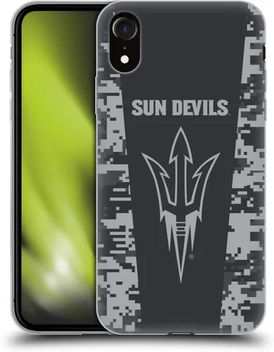 Vista 95 de Head Case Designs Funda de gel ASU Camou con licencia oficial de la Universidad Estatal de Arizona [protección de grado militar] compatible