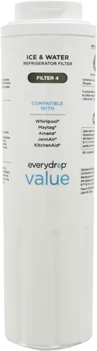 Vista 3 de everydrop® Value by Whirlpool Filtro para refrigerador de hielo y agua 4, EVFILTER4, paquete individual