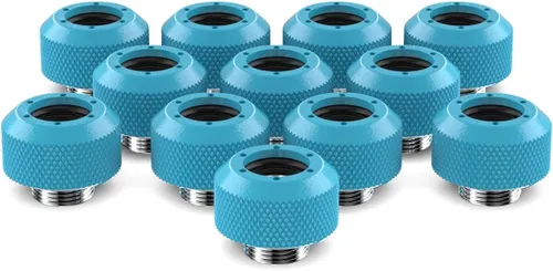 Vista 24 de PrimoChill Rígido RevolverSX Series de 1/2 pulgadas - Paquete de 12 - Cobre Caramelo