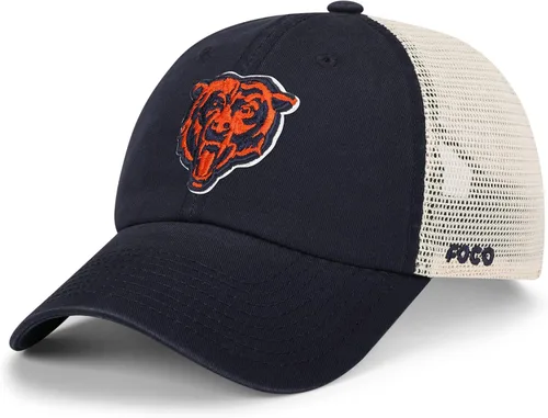 Vista 7 de FOCO NFL - Gorra de camionero de malla casual con logotipo del equipo de la NFL para hombre