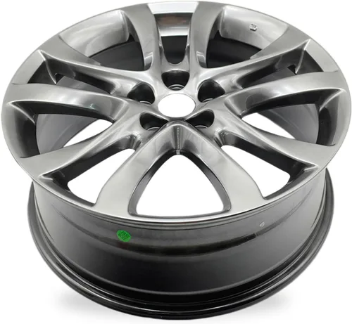 Vista 5 de Para Mazda 6 OEM Design Wheel 19 "19x7.5 2014-2017 Juego de 4 llantas de repuesto de plata hiper oscura