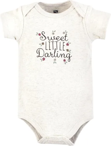 Vista 391 de Hudson Baby baby-girls Cotton Bodysuits 3-pack