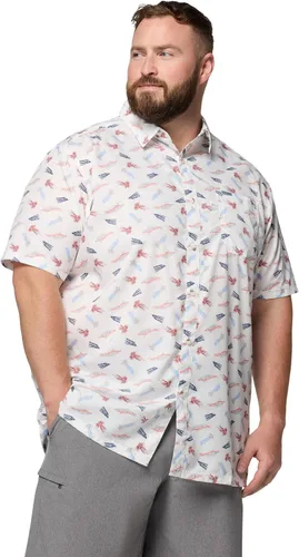 Vista 102 de Columbia - Camisa Super Slack Tide Camp de manga corta para hombre
