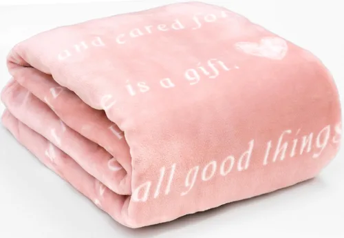 Vista 15 de Manta súper suave de regalo para mujeres u hombres - Luz y amor, compasión, recuperación pronto, positividad, coraje, inspiración, curación, apoyo
